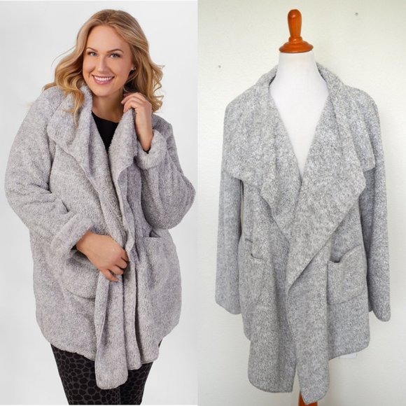 Soft Surroundings Hugme Cardi Grey 